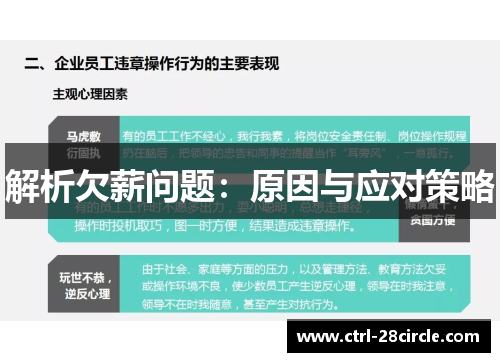 解析欠薪问题:原因与应对策略 解析欠薪问题:原因与应对策略